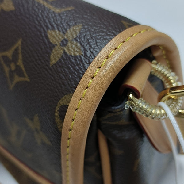 DIANE Monogram Coated Canvas Brown