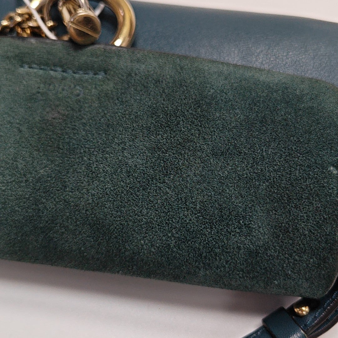 Faye Mini Calfskin Blue