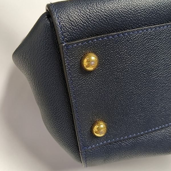 Buckle Calfskin Blue