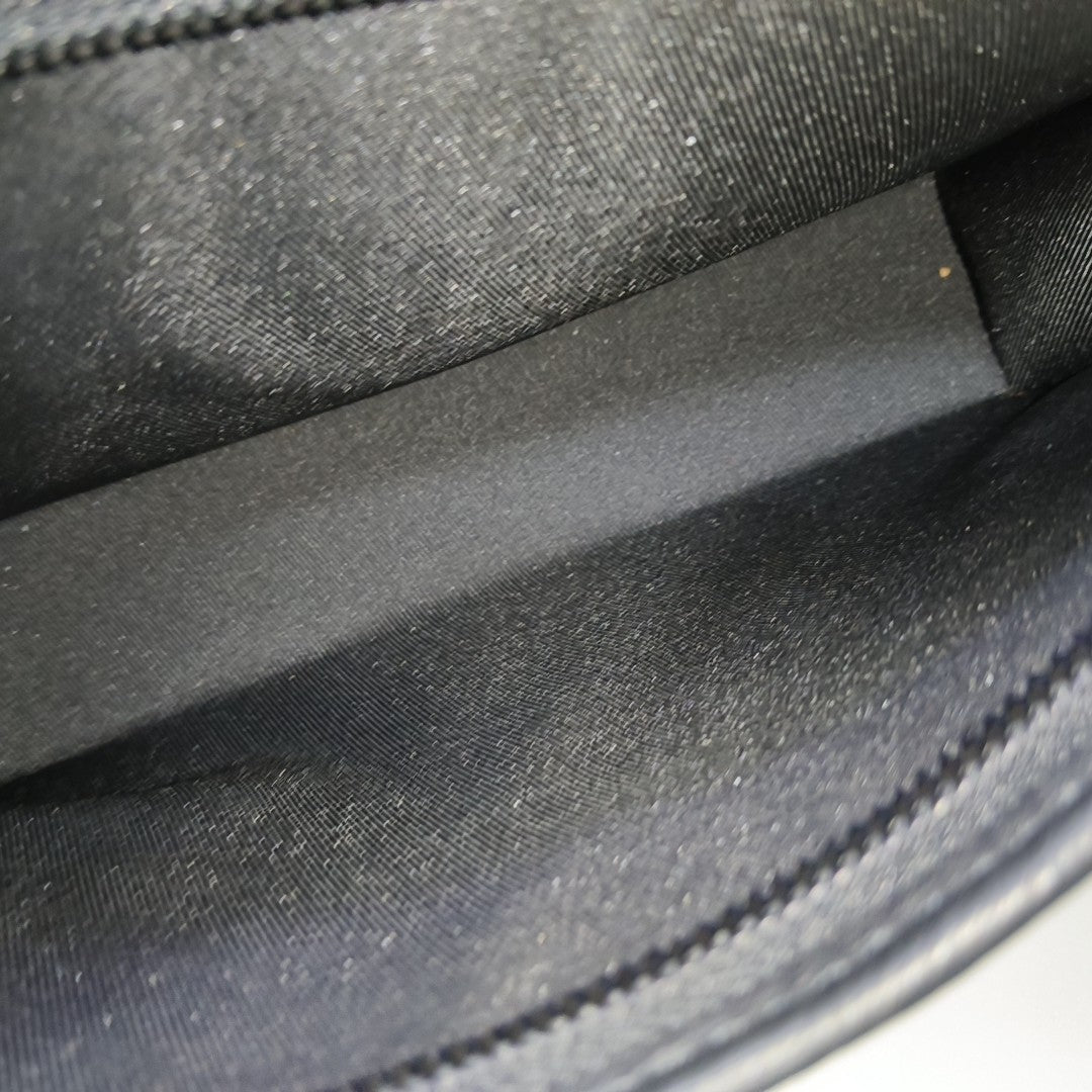 TRIANGLE Monogram Calfskin Black