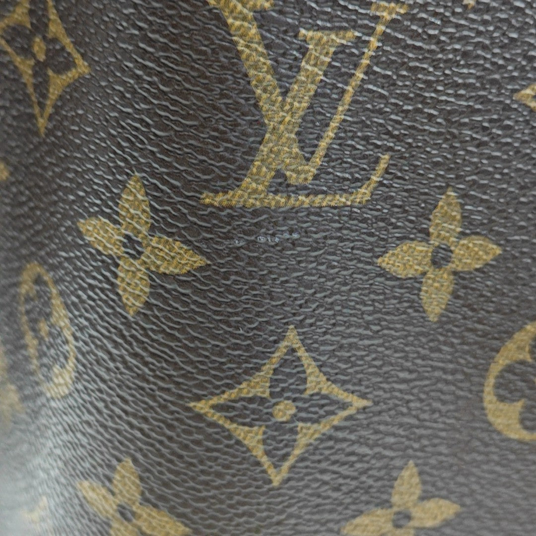 NEVERFULL MM Monogram Coated Canvas Brown