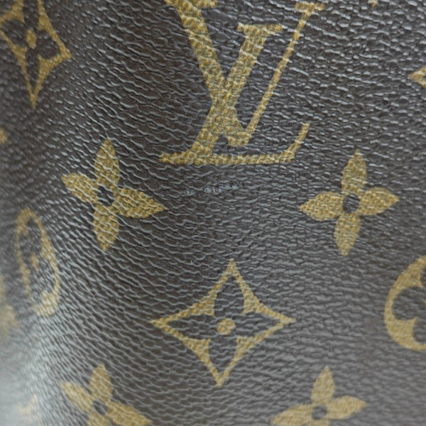 NEVERFULL MM Monogram Coated Canvas Brown