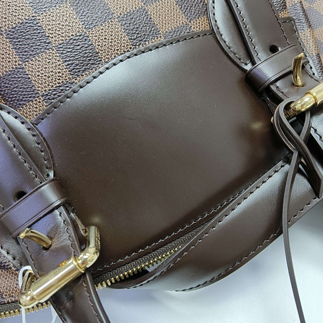 VERONA MM Damier Ebene Coated Canvas Brown