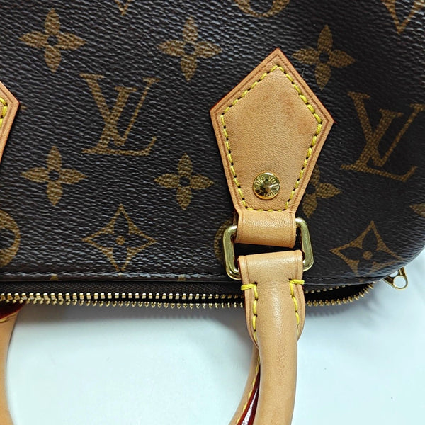 SPEEDY 20 Monogram Coated Canvas Brown