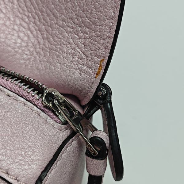 Puzzle Mini Quilted Calfskin Pink