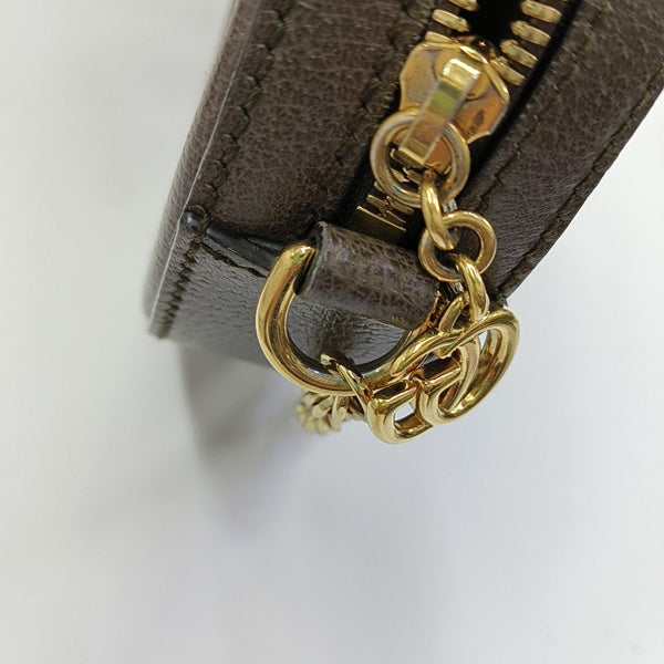 Ophidia Mini Monogram Coated Canvas Beige