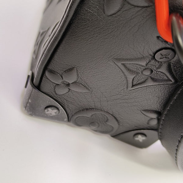 SOFT TRUNK Mini Calfskin Black