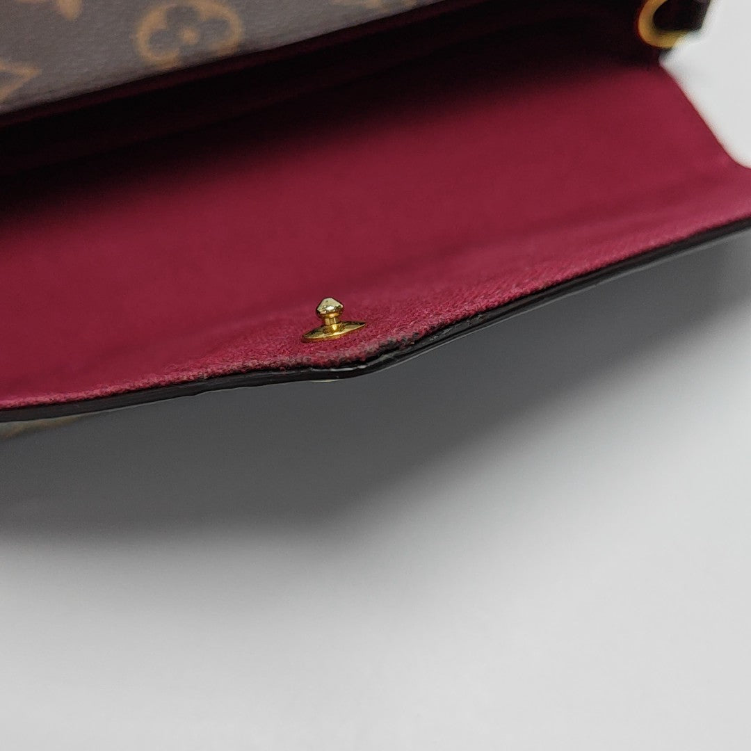 FÉLICIE Monogram Coated Canvas Brown
