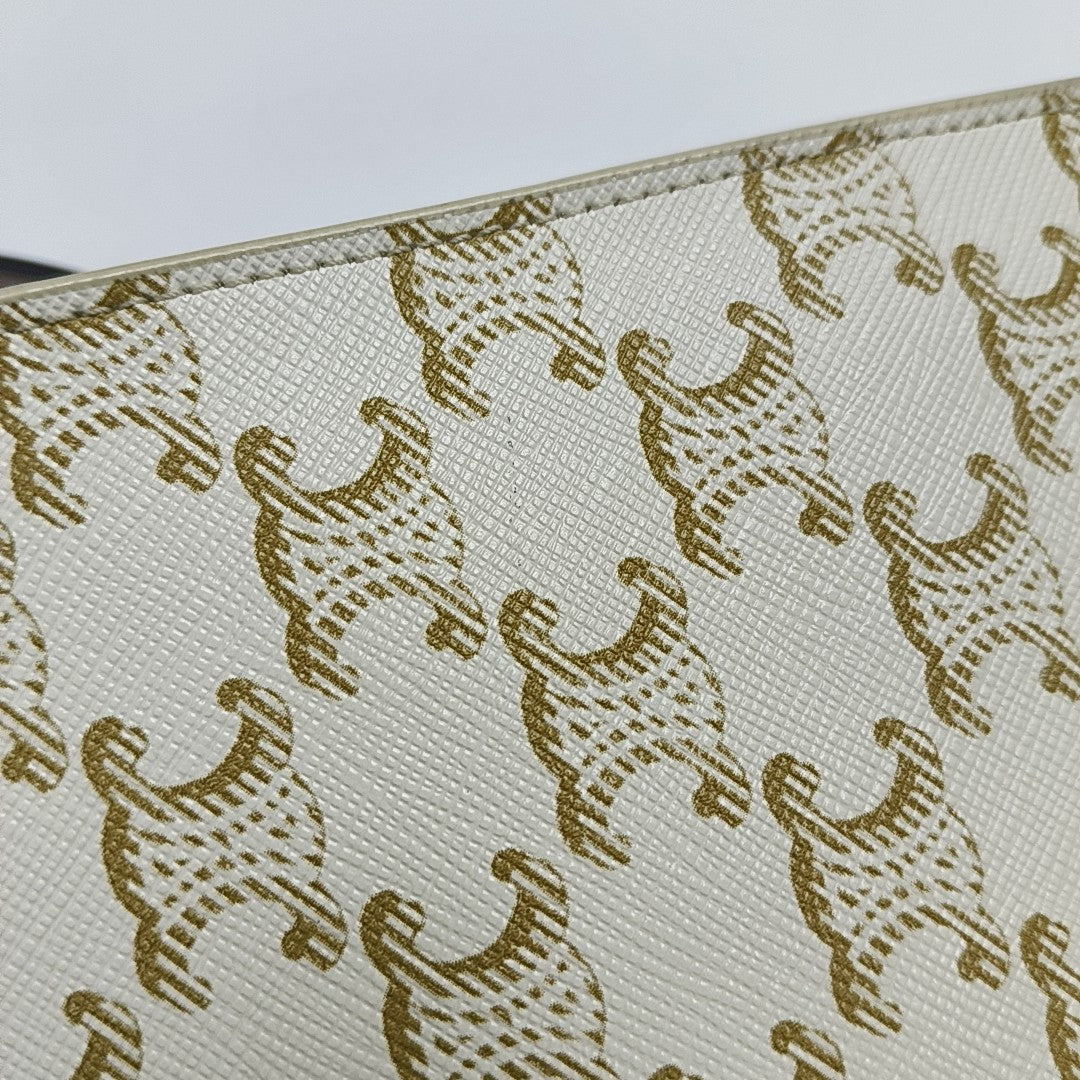 CABAS CELINE Mini Coated Canvas White