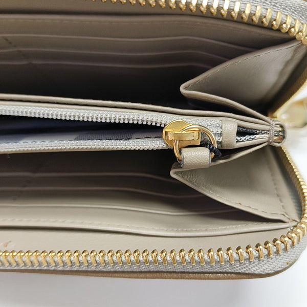Calfskin Wallet Gray