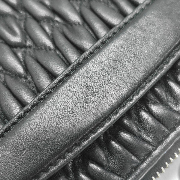 Matelassé Quilted Lambskin Black