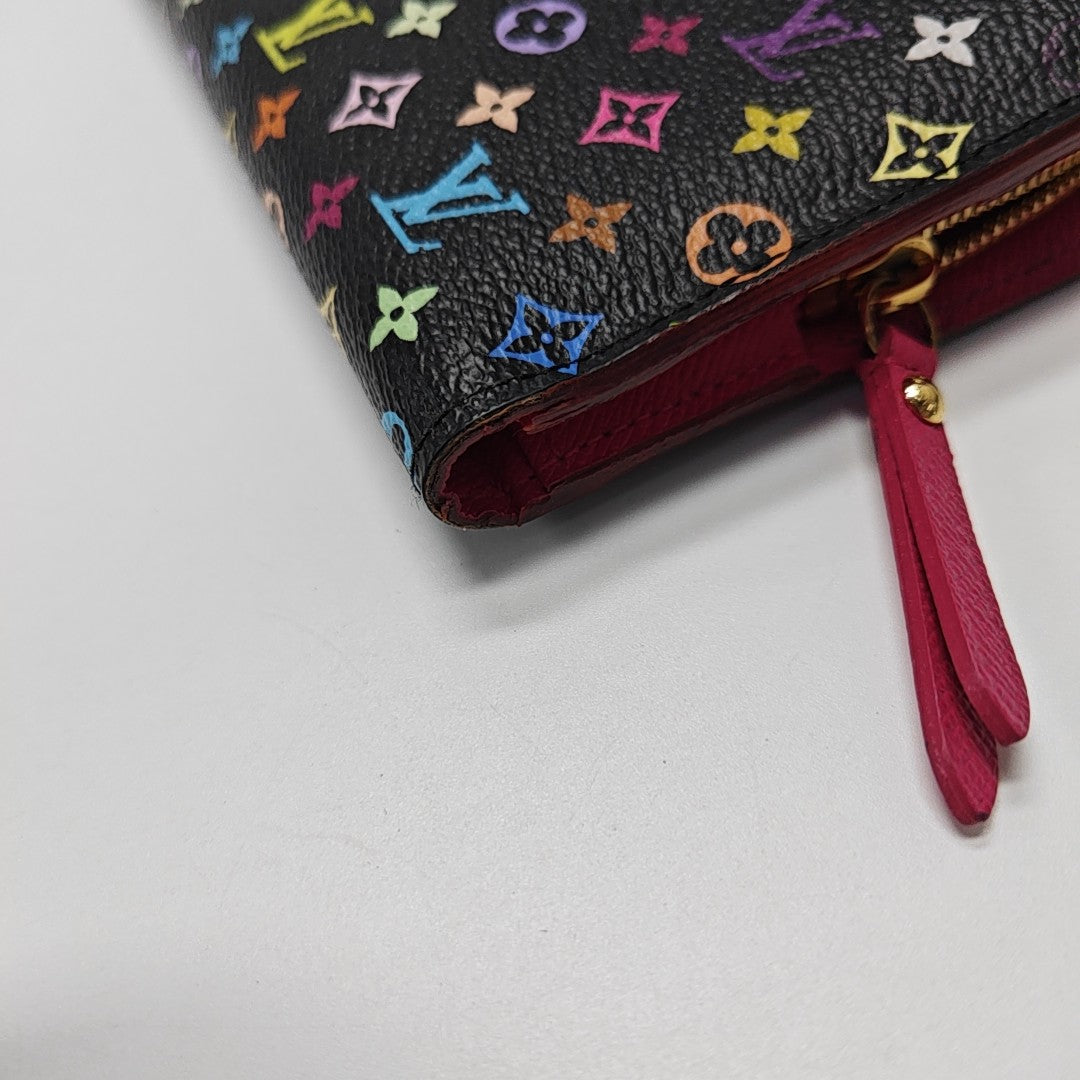 LV × TM INSOLITE Monogram Coated Canvas Black Wallet