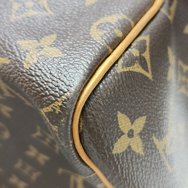 SAC SOUPLE 55 Monogram Coated Canvas Brown