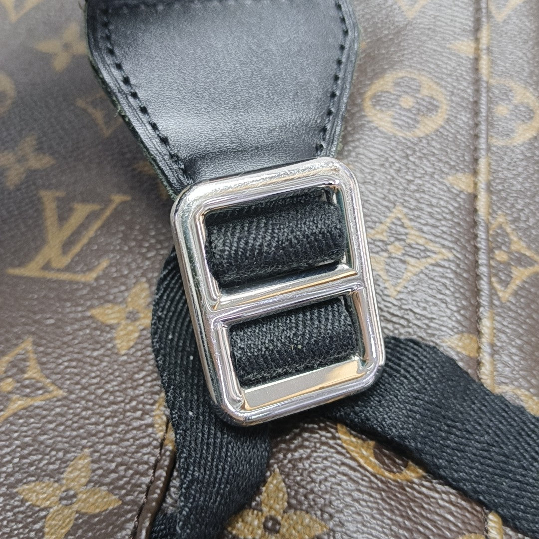 CHRISTOPHER PM Monogram Coated Canvas Brown