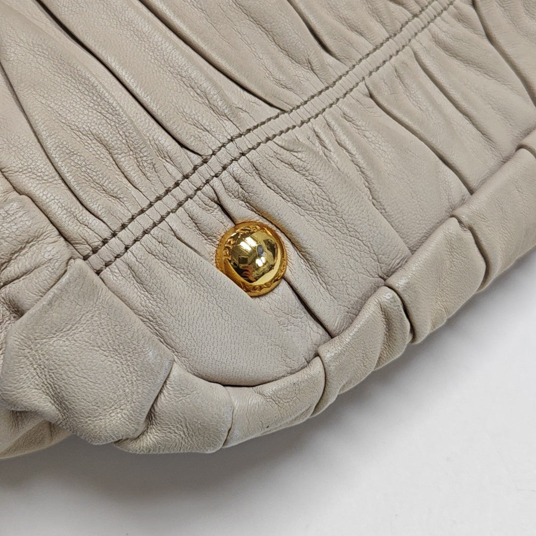 Gaufre Calfskin Beige