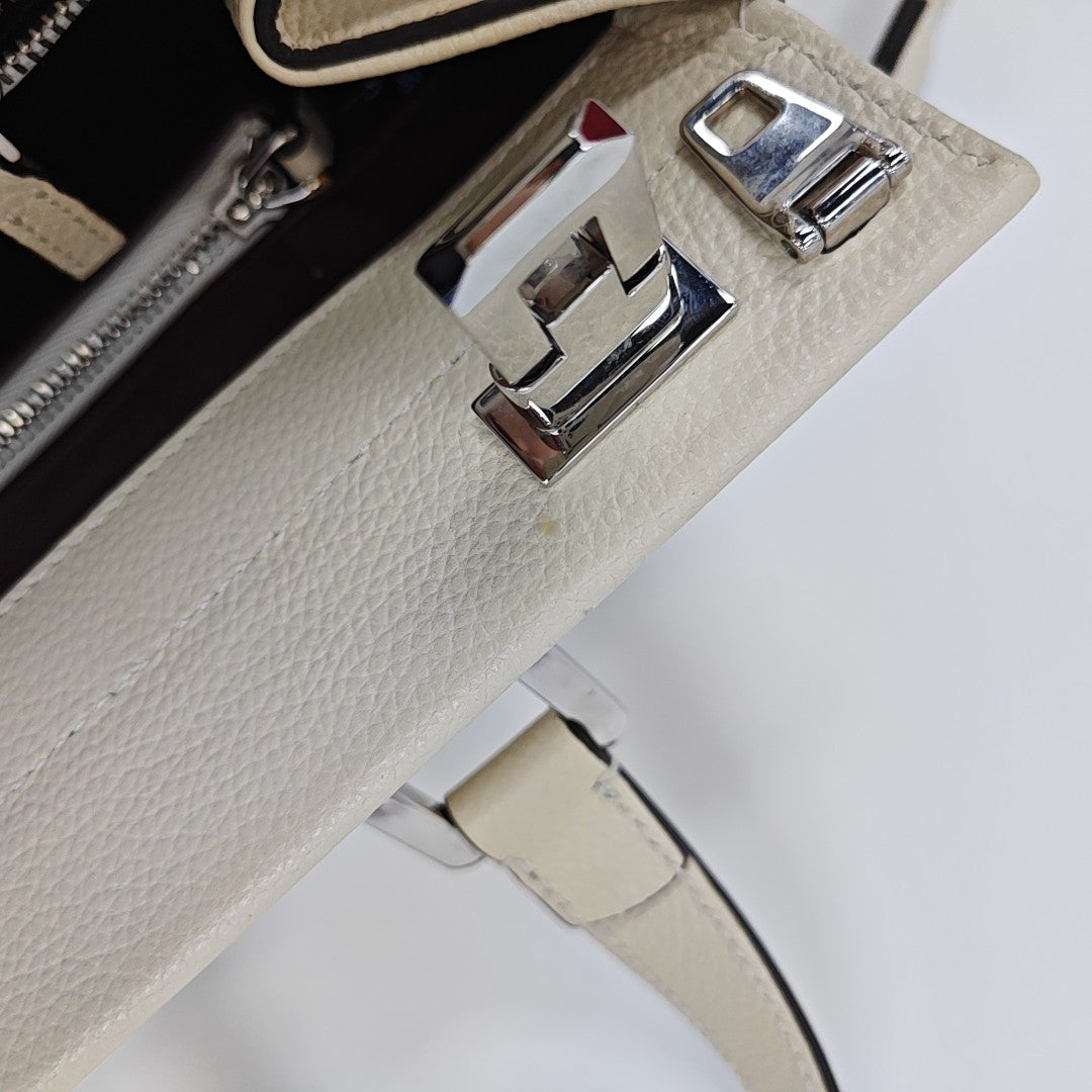 Zumi Small Calfskin White