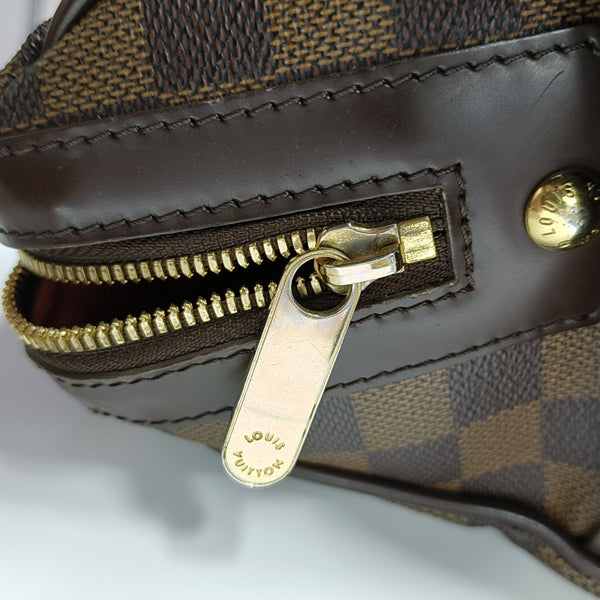 BERKELEY Damier Ebene Coated Canvas Brown