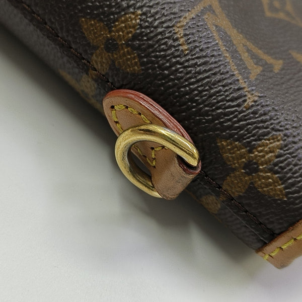 FOLD ME Monogram Coated Canvas Brown