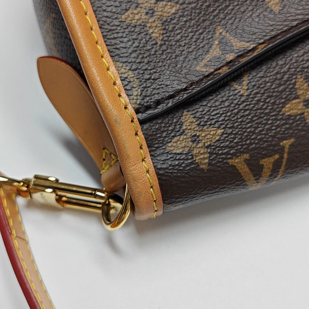 DIANE Monogram Coated Canvas Brown