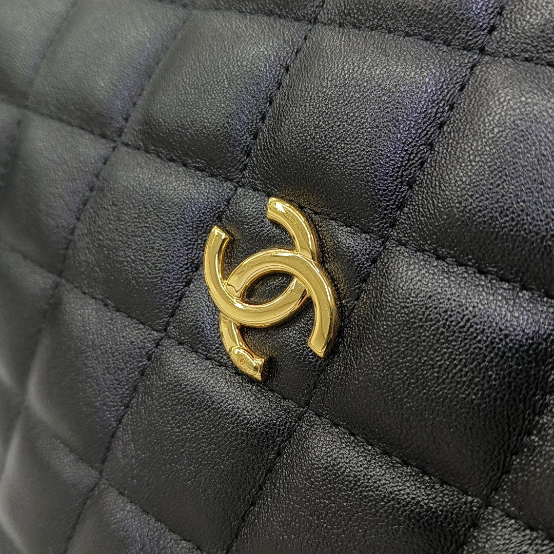 Quilted Calfskin Black