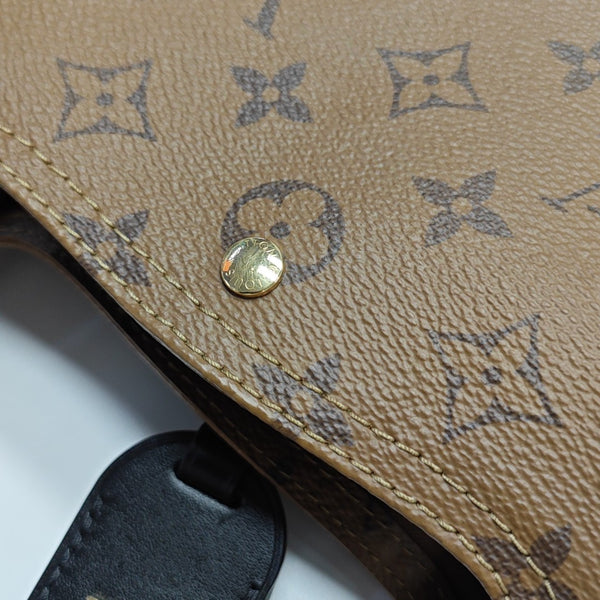 ATLANTIS PM Monogram Coated Canvas Brown