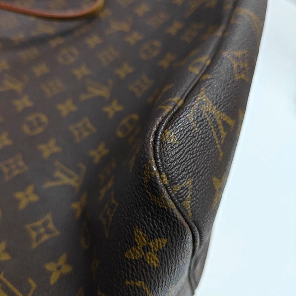 NEVERFULL GM Monogram Coated Canvas Brown