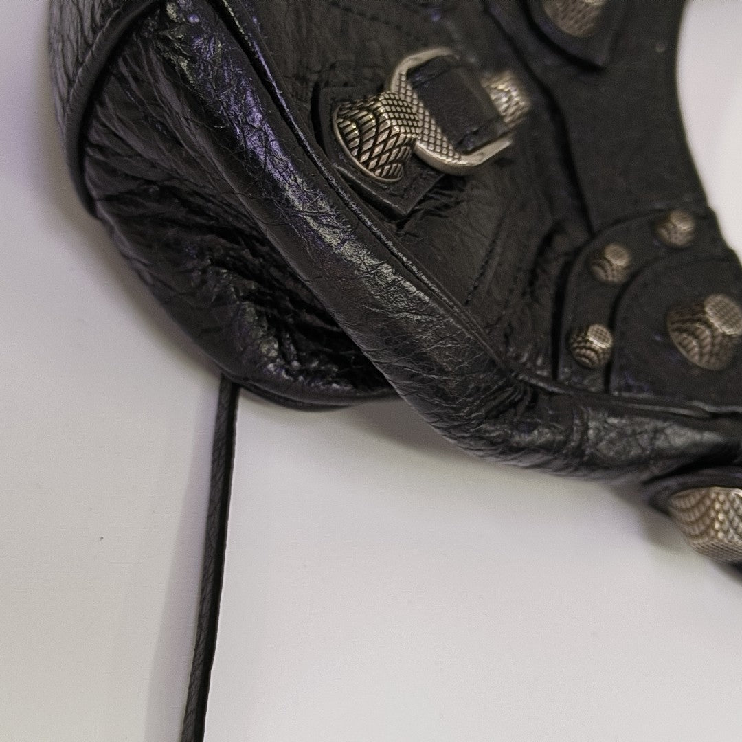 Le Cagole Small Lambskin Black