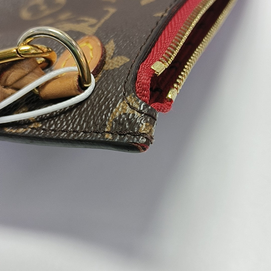 NEVERFULL PM Monogram Coated Canvas Brown