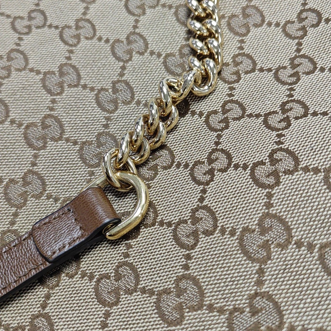 Horsebit 1955 Medium Monogram Canvas Brown