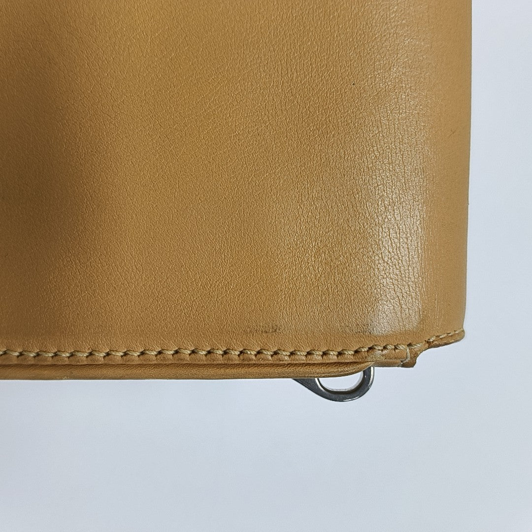 Calfskin Shoulder Bag Yellow
