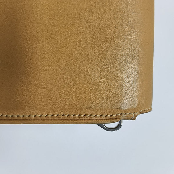 Calfskin Shoulder Bag Yellow