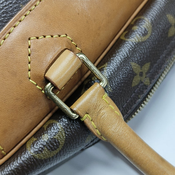 DEAUVILLE Monogram Coated Canvas Brown