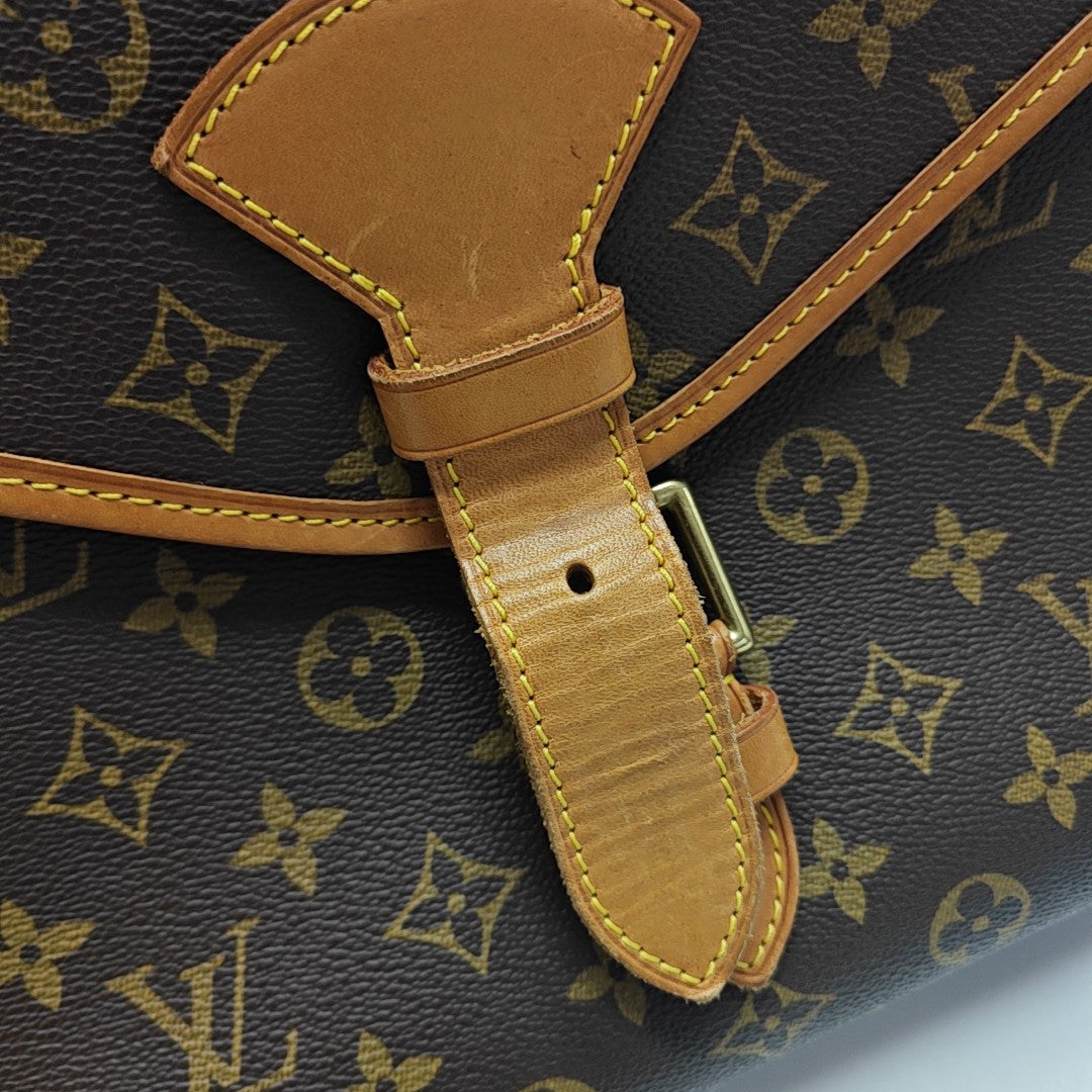 BEL AIR GM Monogram Coated Canvas Brown