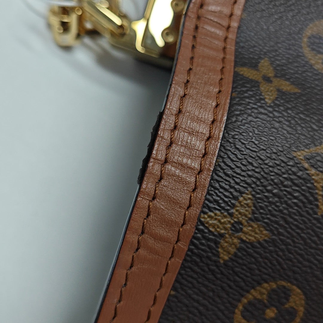 DAUPHINE MM Monogram Coated Canvas Brown