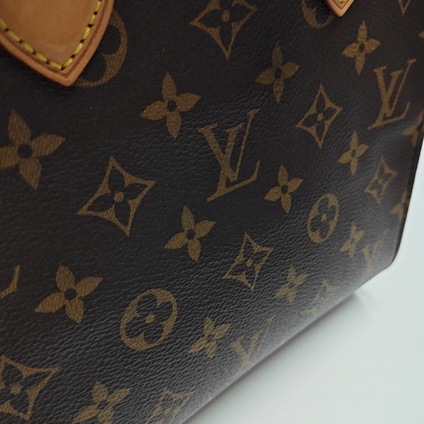 SAC PLAT BB Monogram Coated Canvas Brown