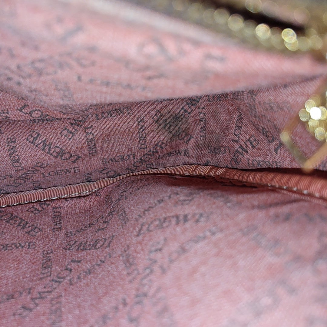 Coated Canvas Crossbody Bag Brown