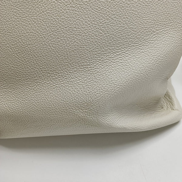 Shopping Bag Calfskin White
