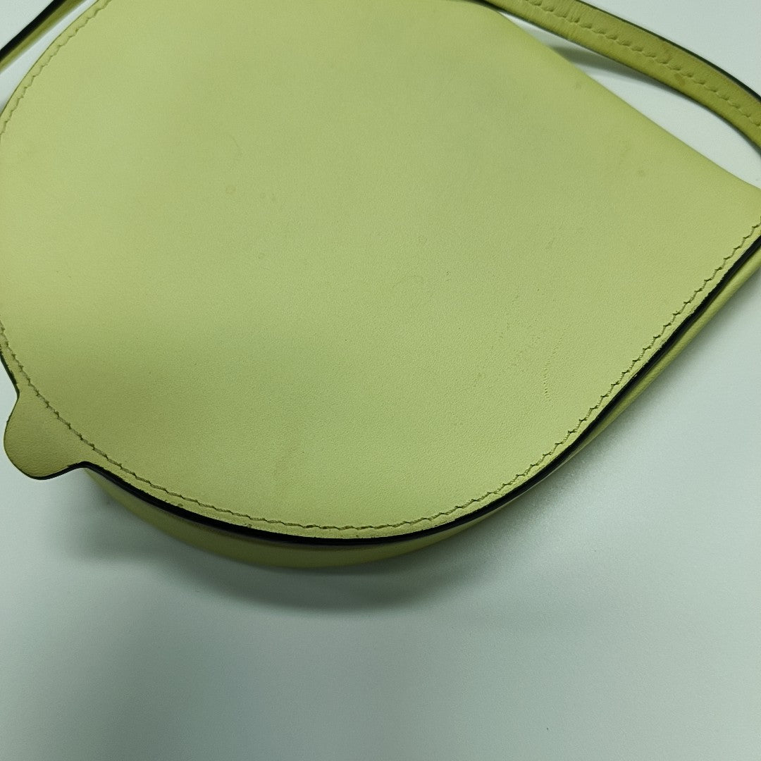 Heel Small Calfskin Yellow