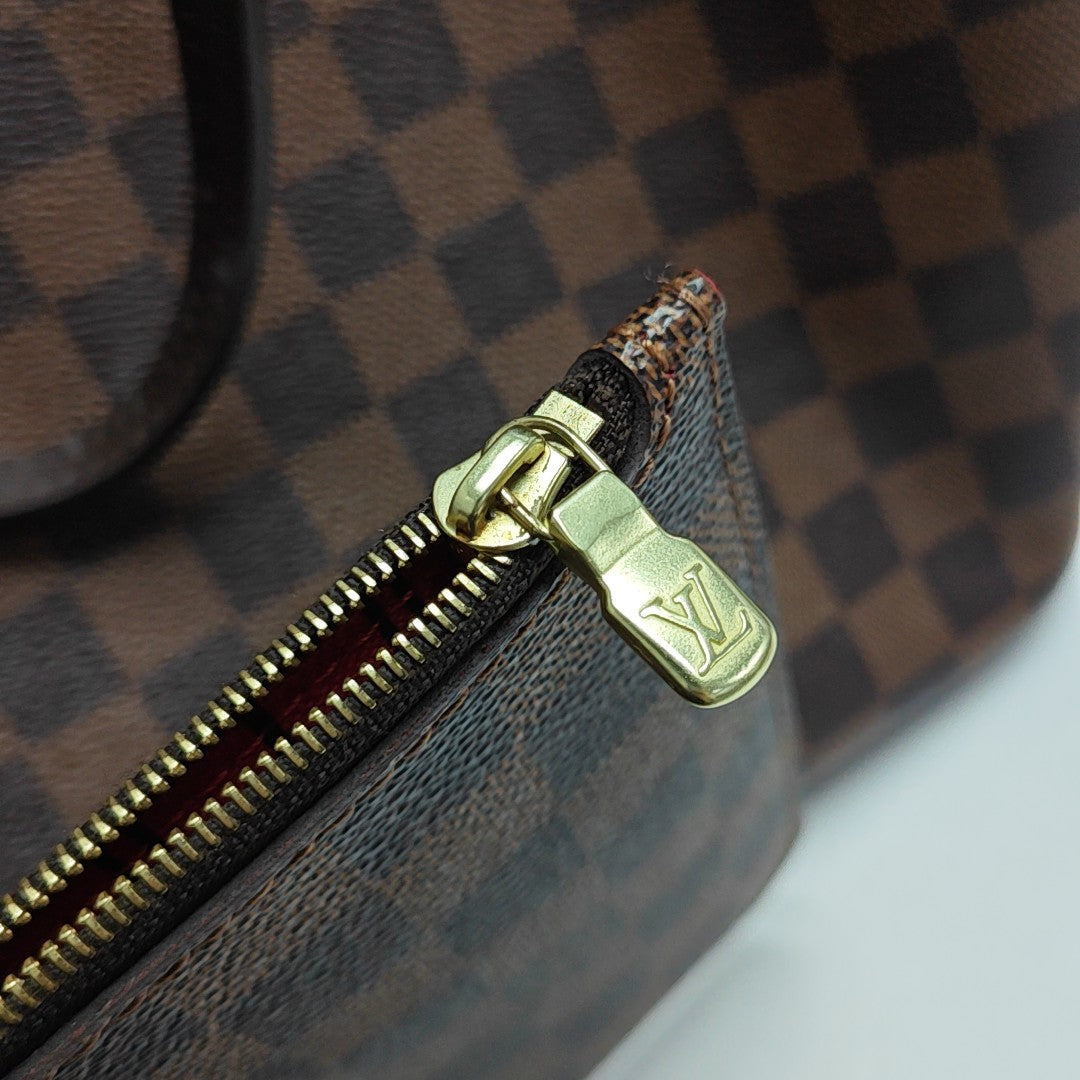 NEVERFULL MM Damier Ebene Coated Canvas Brown