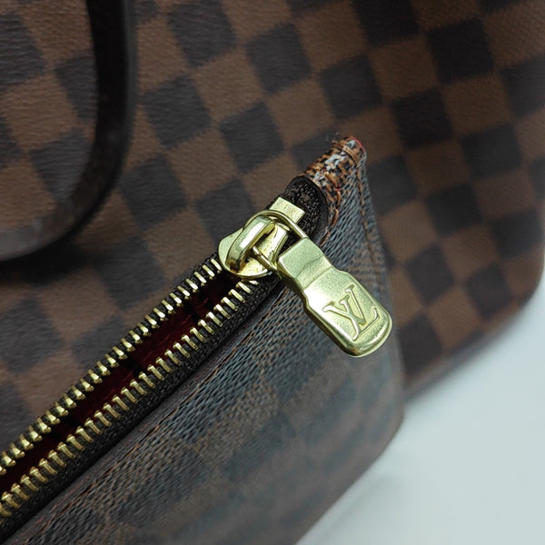 NEVERFULL MM Damier Ebene Coated Canvas Brown