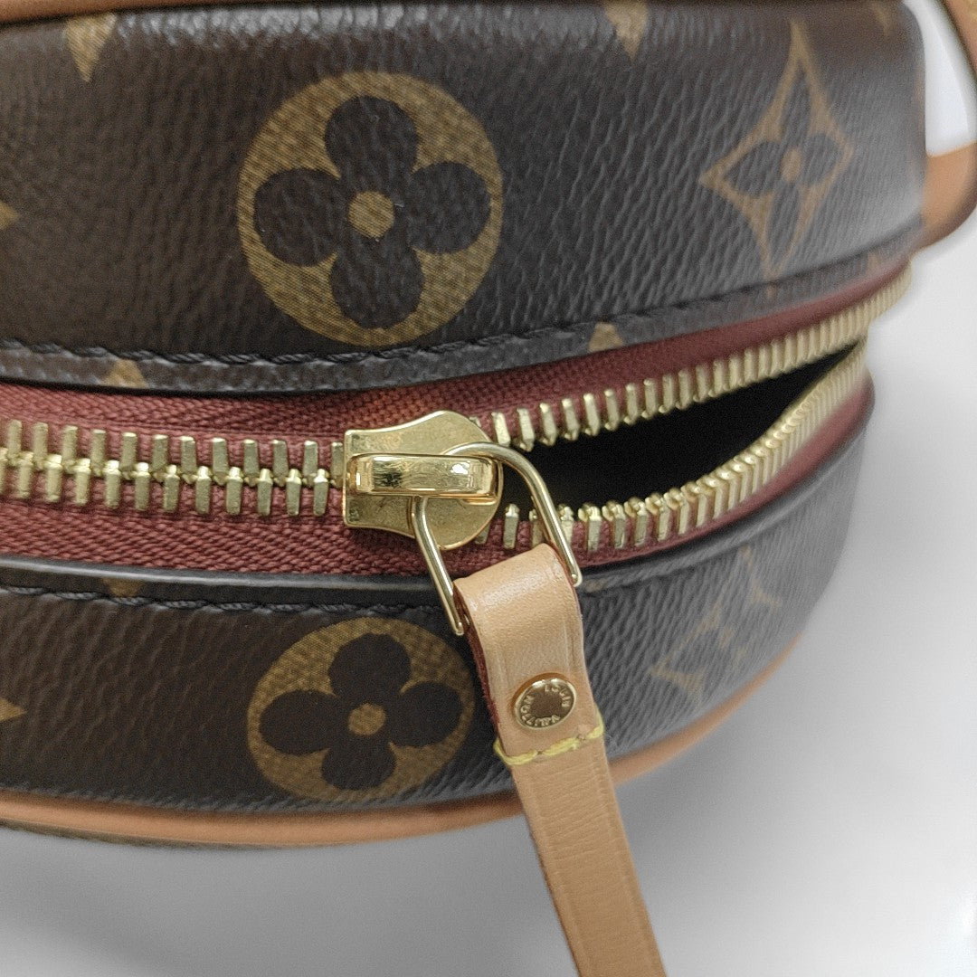 BOITE CHAPEAU PM Monogram Coated Canvas Brown