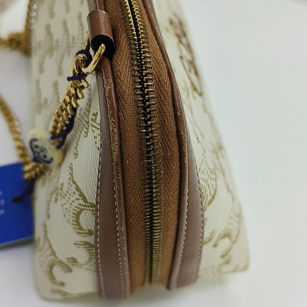 Calfskin Shoulder Bag Brown