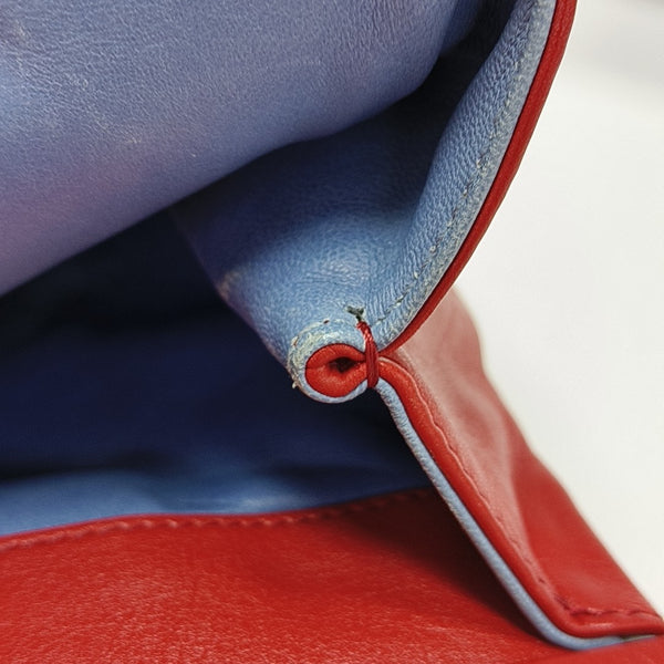 Calfskin Crossbody Bag Red