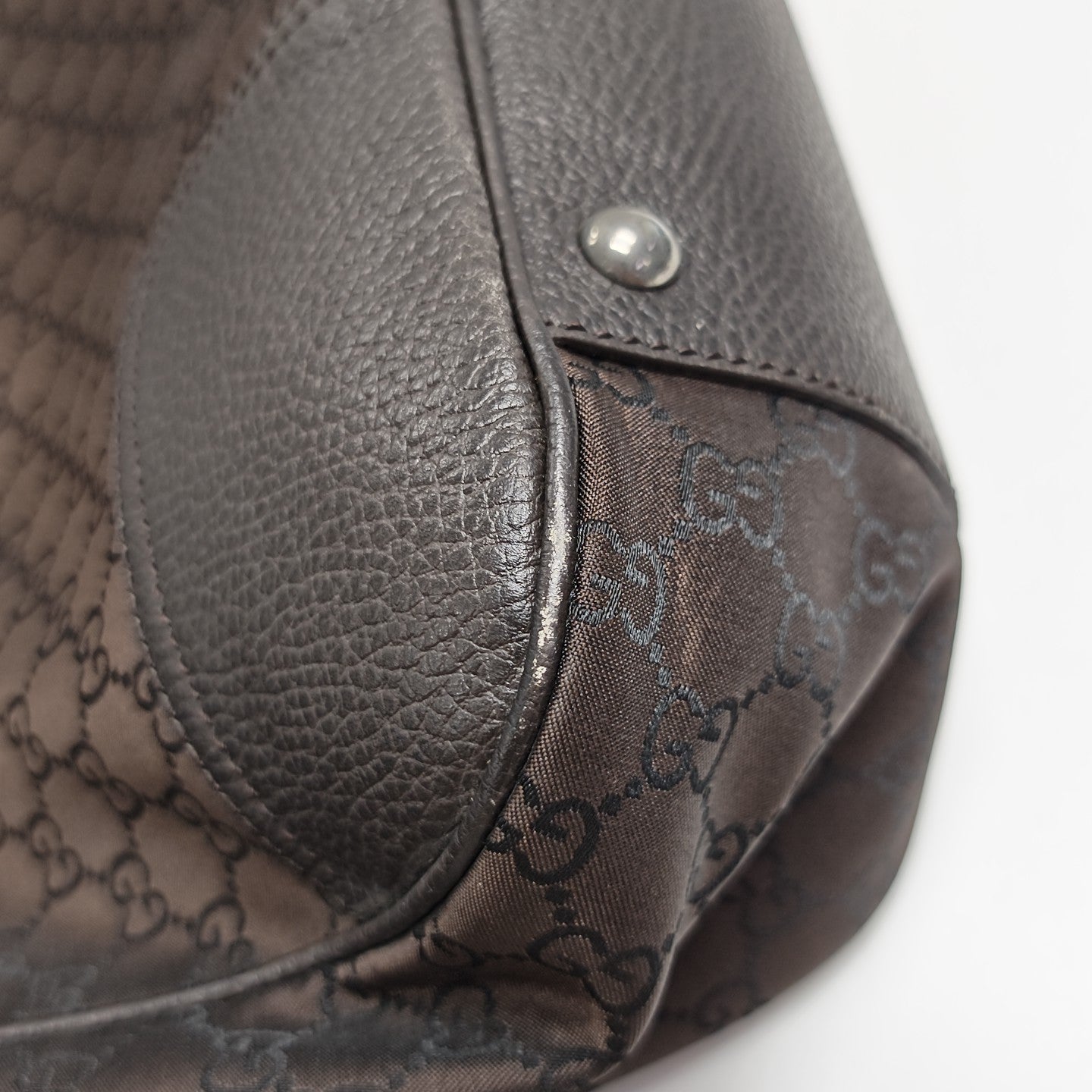 Princy Monogram Fabric Brown