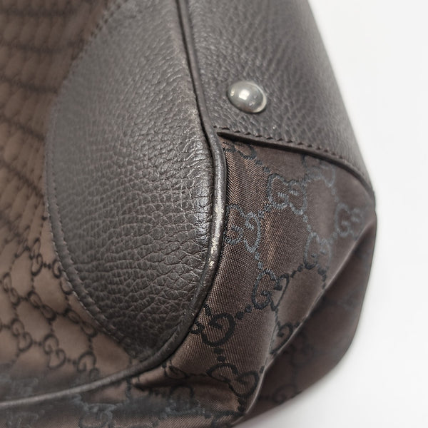 Princy Monogram Fabric Brown