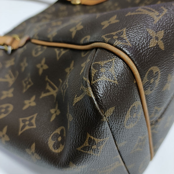TOTALLY MM Monogram Coated Canvas Brown