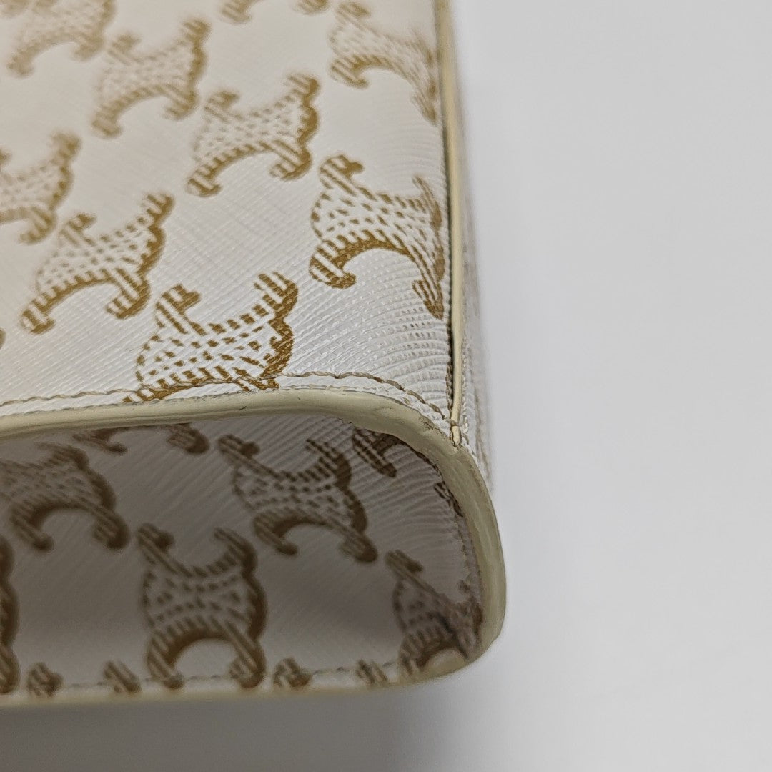 CABAS CELINE Mini Coated Canvas White