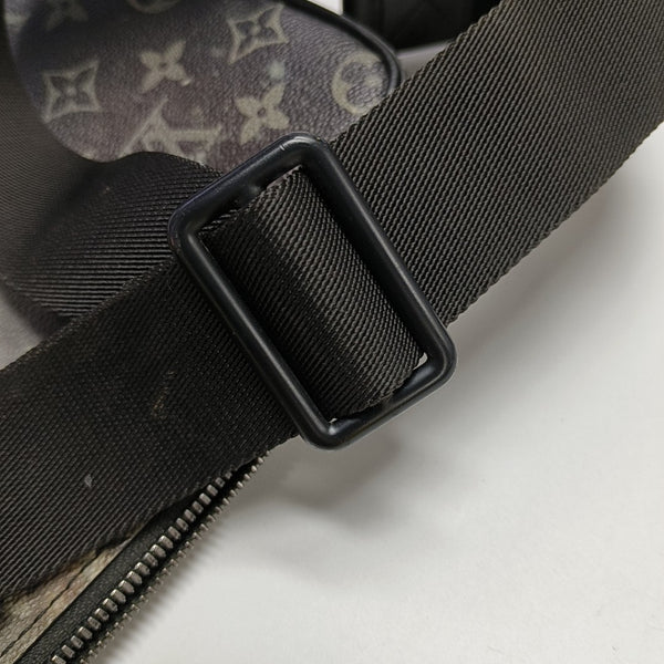 ALPHA Monogram Coated Canvas Gray