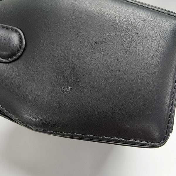 Calfskin Top Handle Bag Black