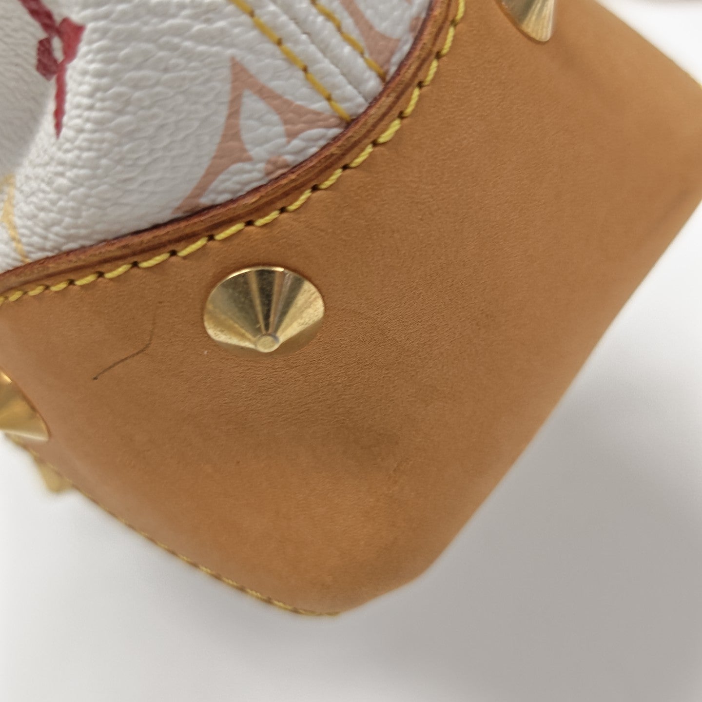 LV × TM JUDY MM Monogram Coated Canvas White